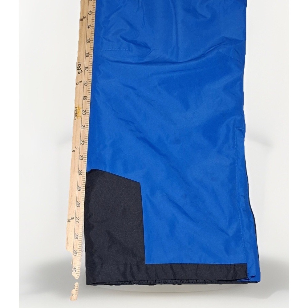 Free Soldier Mens Blue Insulated Ski‎ Bibs Snowboard Overalls Large Inseam 32 - Picture 12 of 16